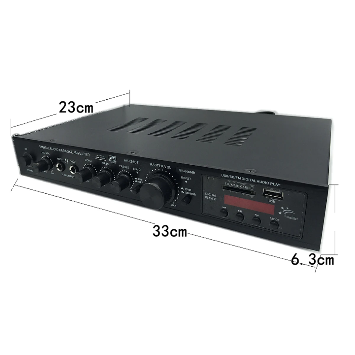 720W 5 Canal bluetooth HiFi Amplificador Estéreo Digital LED de Karaoke amplificador de audio de Cine en Casa Teatro en Casa Amplificadores 4