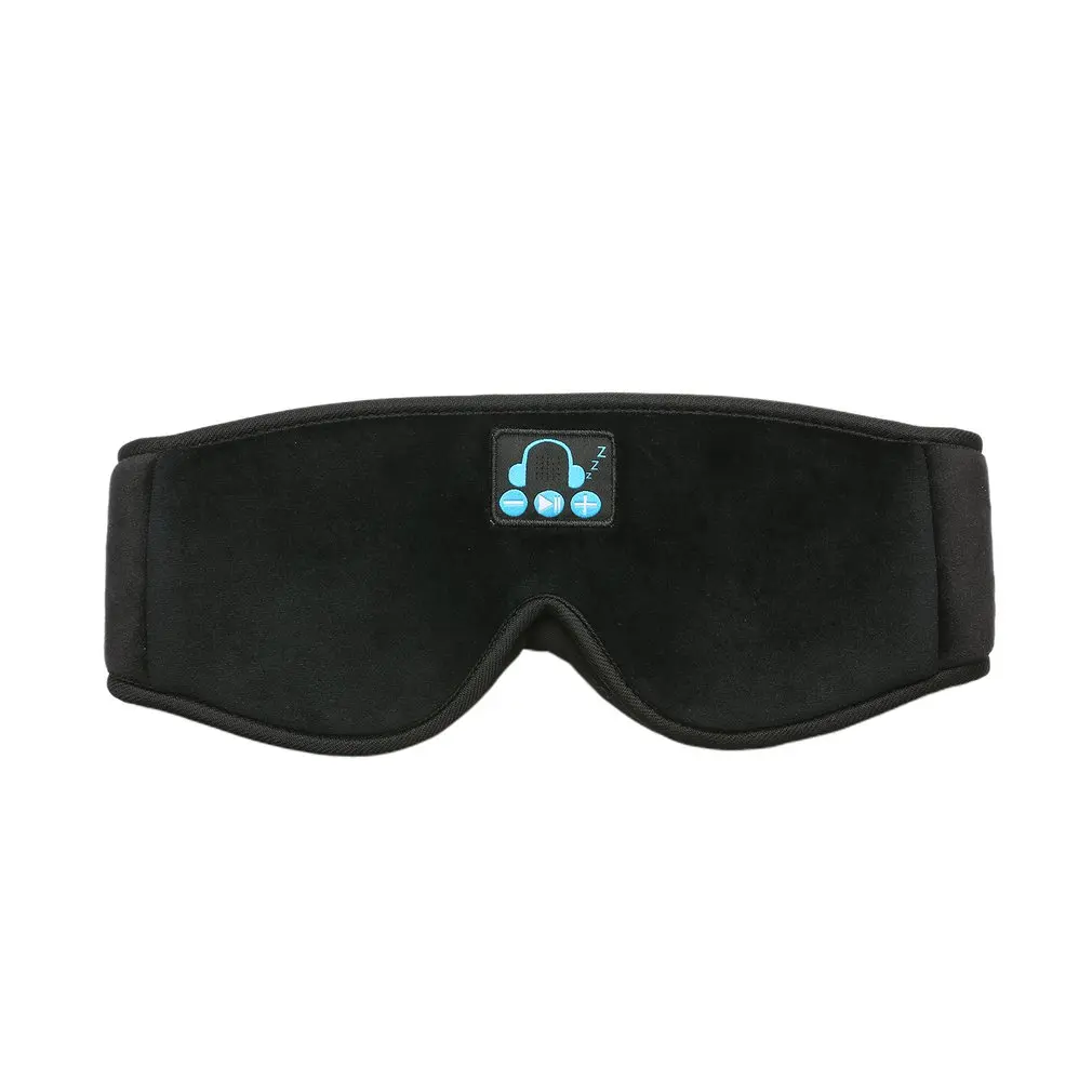 Bluetooth 5.0 Inalámbrico de Auriculares Estéreo 3D Máscara para Dormir Diadema Sueño Suave Auriculares para Dormir de la Máscara de Ojo de la Música de los Auriculares 4