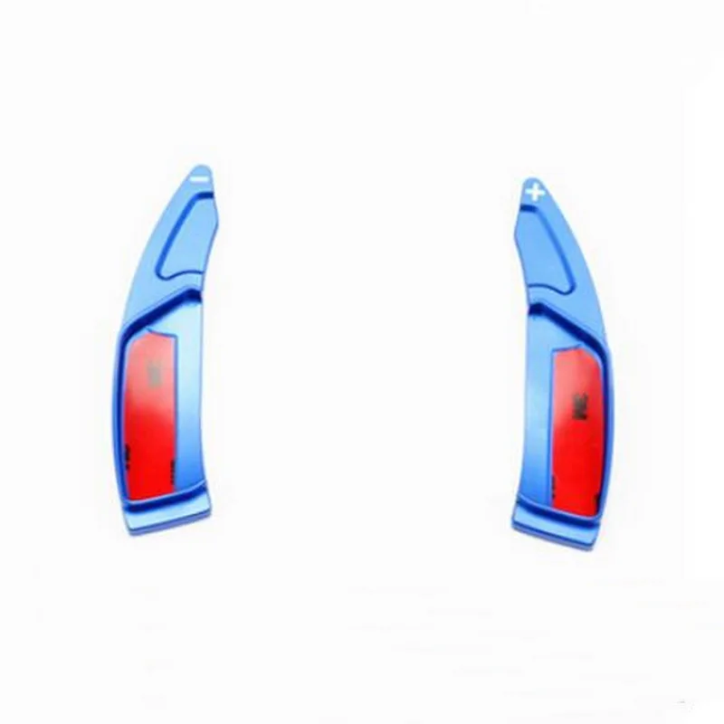 Tonlinker Interior volante paddle shift Cubierta de la etiqueta Engomada para Citroen C5 Aircross 2018-20 Car Styling 2 piezas de Aluminio de la etiqueta Engomada 4