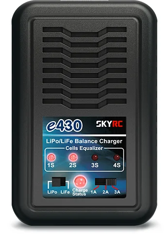 SKYRC e430 Cargador de la Balanza De 2-4 células 1A/2A/3A / 200 ma Batería de Lipo Con Construir En el Adaptador de AC110-240V 4