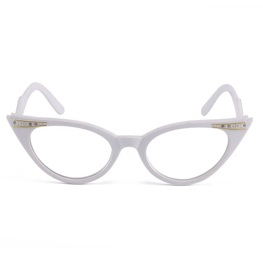 +1.0 +1.5 +2.0 +2.5 +3.5 Gafas de Lectura de las Mujeres de Ojo de Gato del Vintage de la Moda de Gafas de Cateye Retro Claro objetivo de Damas Ultraligero Diopte 4