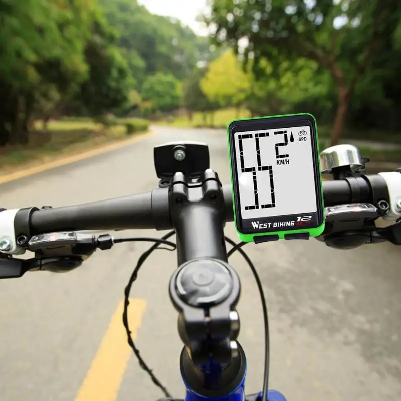 Durable Ordenador de la Bicicleta Clásica Textura Delicada Ordenador de la Bicicleta a prueba de Lluvia Inalámbrico de MTB de la Bicicleta Velocímetro Odómetro 4