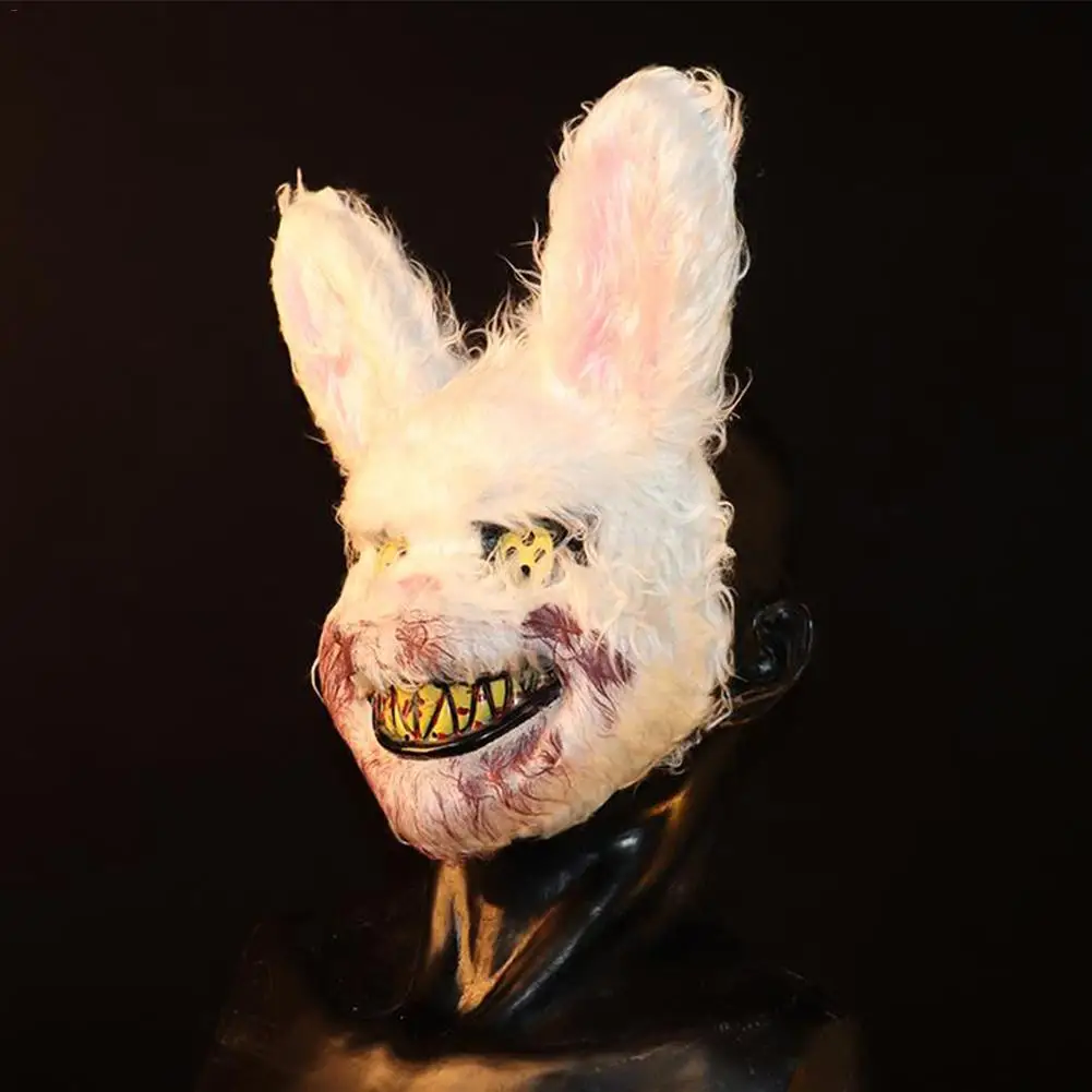 Sangrienta Conejo Asesino De La Máscara Del Horror De La Fiesta De Halloween Decorativos Vestido De Máscara De Cosplay Máscara Para Niños Adultos Elegante Máscara De Cosplay 4