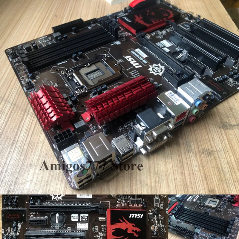LGA 1150 DDR3 MSI B85-G43 GAMING original de Escritorio de la Placa madre Intel B85 PCI-E 3.0 USB3.0 32 GB de la Copa i7 i5 i3 DDR3 Utiliza la Placa base 4