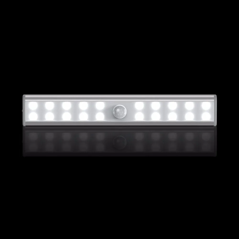 LumiParty 20 de Gabinete del LED luz de Noche LED Luz de la Noche Recargable USB Sensor de Movimiento para el Armario de Movimiento Inalámbrico Activado Lámpara 4