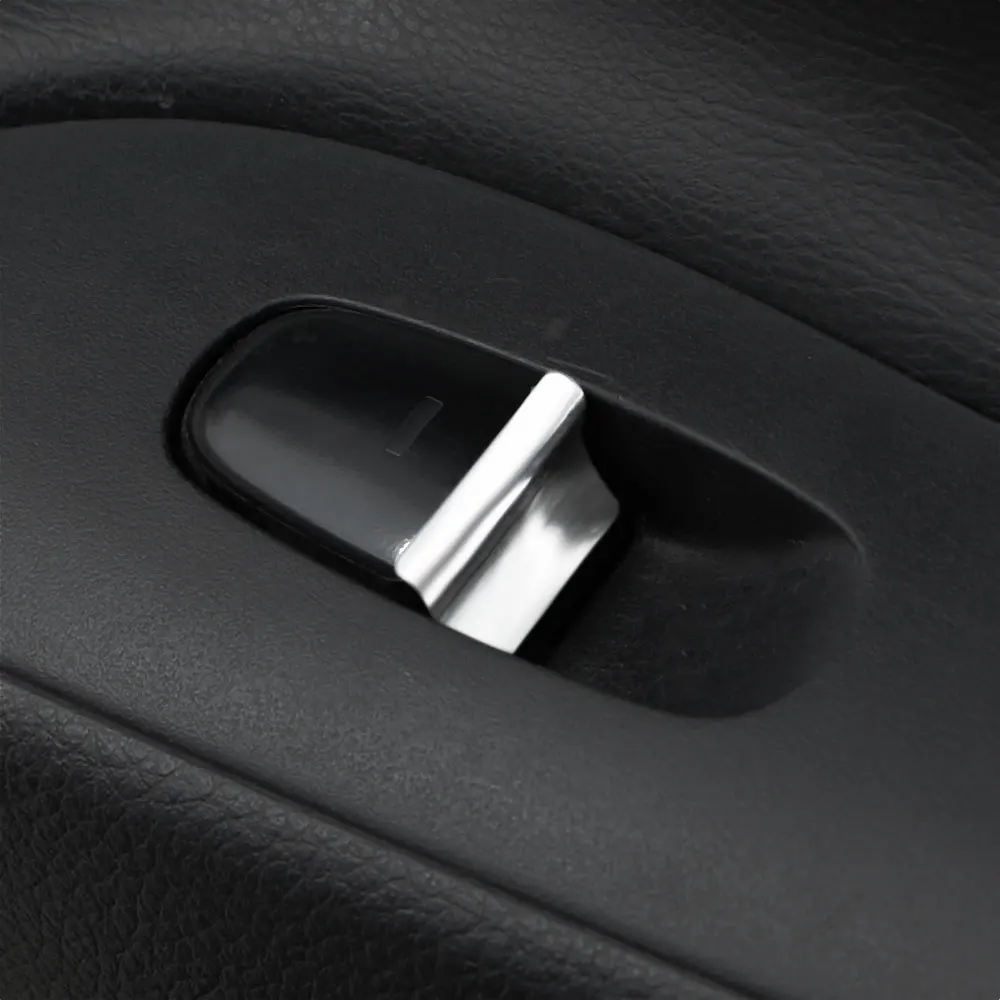 7Pcs/Set ABS Cromo del Coche de la Ventana de la Puerta Interruptor de Elevación Cubierta del Botón de ajuste para el Nissan Juke 2016 2017 2018 2019 2020 Accesorios 4