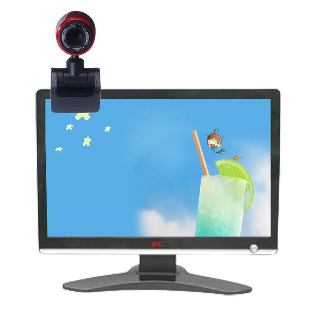 Cámara web con micrófono para ordenador USB 2.0 HD Webcam Cámara Web Cam Con Micrófono Para Ordenador Portátil webcam usb 4