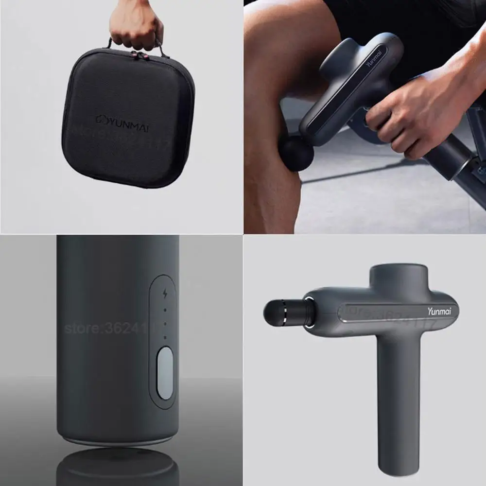 2020 nuevo Xiaomi Yunman eléctrico de masaje fascial pistola profundamente relajante muscular de la pierna de liberación de la aptitud de la vibración 4