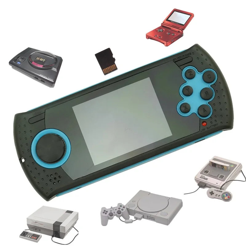 Retro de Mano Jugador de Juego de Consola de juegos para PS1 Emulador de Snes para Juegos de Nes Apoyo TF Tarjeta de Regalo para los Niños 4
