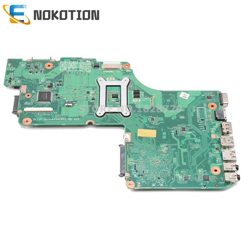 NOKOTION Para Toshiba Satellite C850 C855 de la Placa base del ordenador Portátil HM70 DDR3 DK10F-6050A2541801-MB-A02 1310A2541805 V000275540 libre de la cpu 4