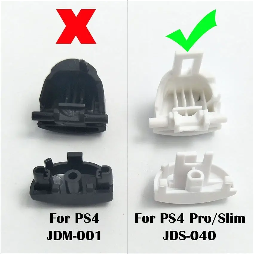 JCD Reemplazo Total de Shell y los Botones Mod Kit Para el DualShock 4 de PS4 Pro Slim JDS 040 Controlador de la Tapa de la Carcasa Caso 4