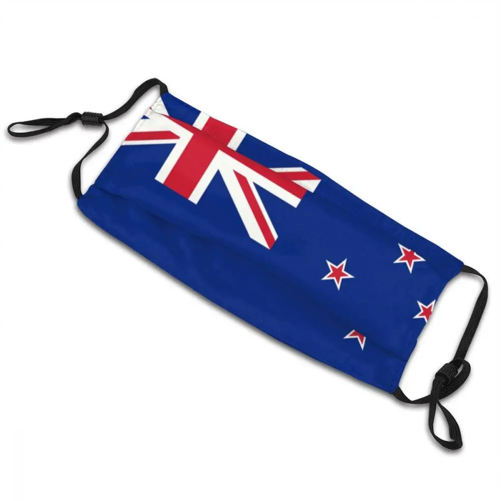 Nueva Zelanda Bandera No Desechable Mascarilla De Las Mujeres De Los Hombres A Prueba De Polvo Cubierta De Protección Del Respirador En La Boca De Mufla 4