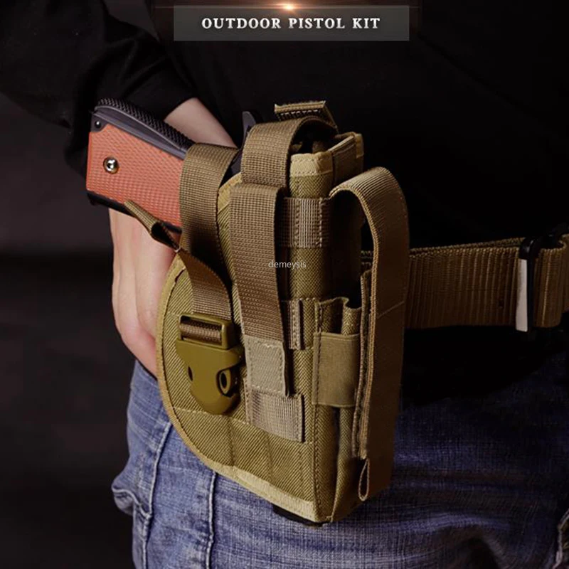 La Mano derecha de Combate Táctico de Funda Universal Militar del Ejército de Airsoft de la Cintura Funda de Pistola de Caza Funda para Beretta Glock Colt 4