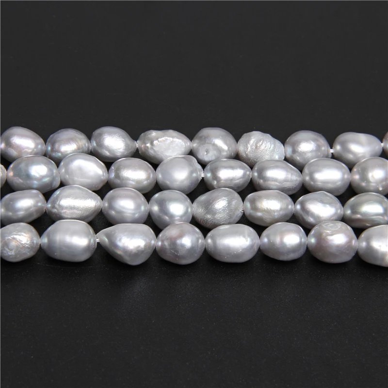 Diseñador Naturales Perlas de agua Dulce Cultivadas Perlas de BRICOLAJE Suelta Perlas de la Joyería de las Mujeres de Lujo de 10-11mm Natural de la Perla Perlas Pulsera de regalos 4