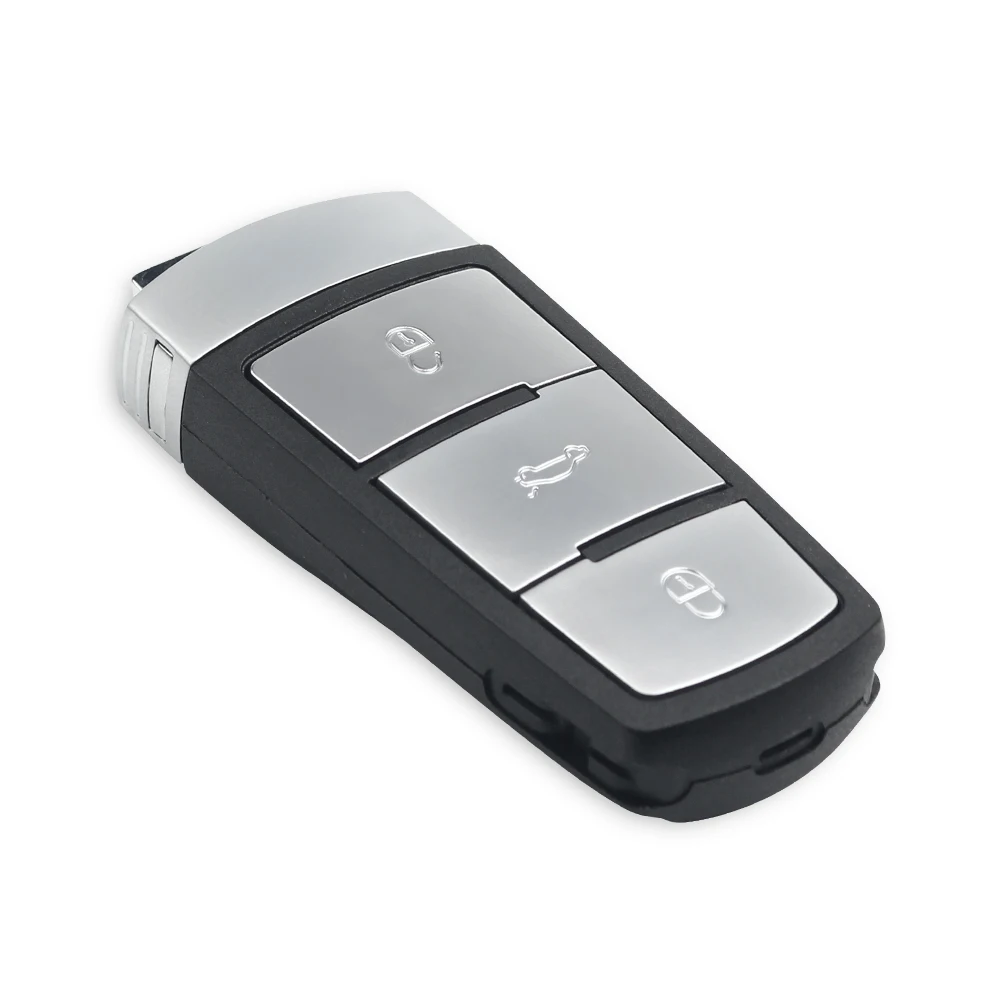 KEYYOU para VW Smart Remote Clave 433mhz con ID48 chip 3 Botón Insertar Hoja para VW Passat B6 3C B7 CC VOLKSWAGEN Magotan 4