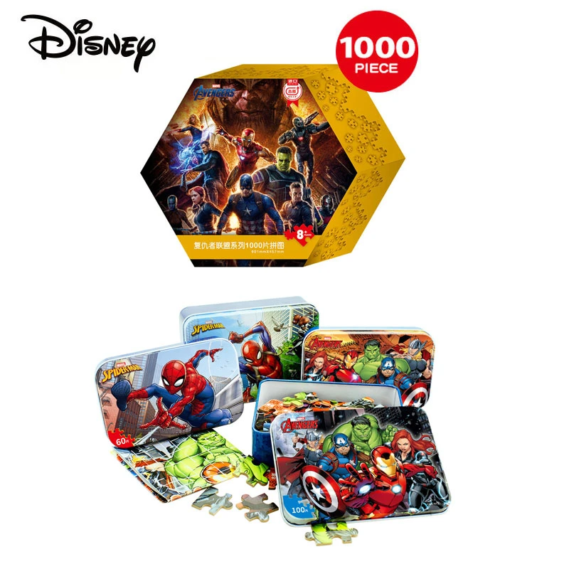 Disney Héroes de Marvel y Congelados 2 de la Princesa de Mickey Marvel Puzzle de Descompresión 1000 Piezas de Rompecabezas de Juguete 4