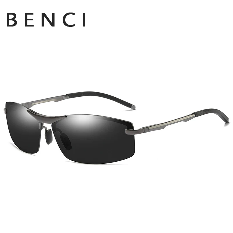 BENCI 2020new luz polarizada decoloración de la uv protección gafas de sol de los hombres de la moda de las gafas de sol, sombrillas de la unidad del controlador 4