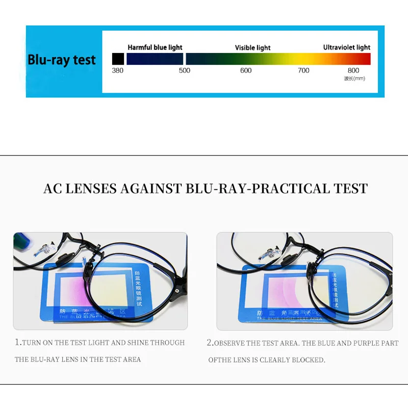 Feishini Anti Luz Azul Gafas De Filtro De Bloqueo Reduce Las Gafas De Metal De La Cepa Clara Equipo De Juego De Copas De Las Mujeres Ovales 2020 4