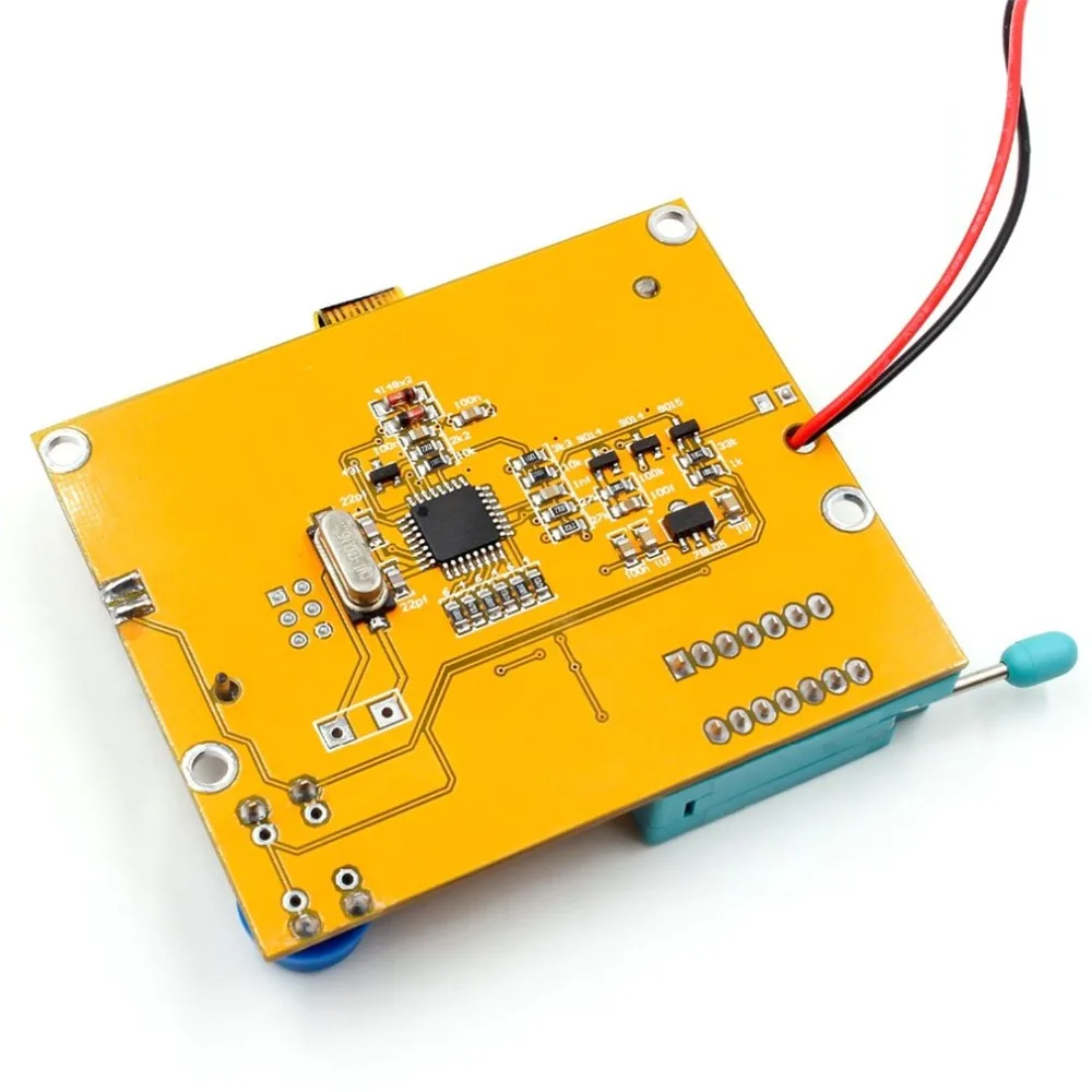 LCR-T4 LCD Digital de Transistor Tester Medidor de luz de fondo Diodo Triodo Capacitancia Medidor de ESR Para MOSFET/JFET/PNP/NPN L/C/R 1 4