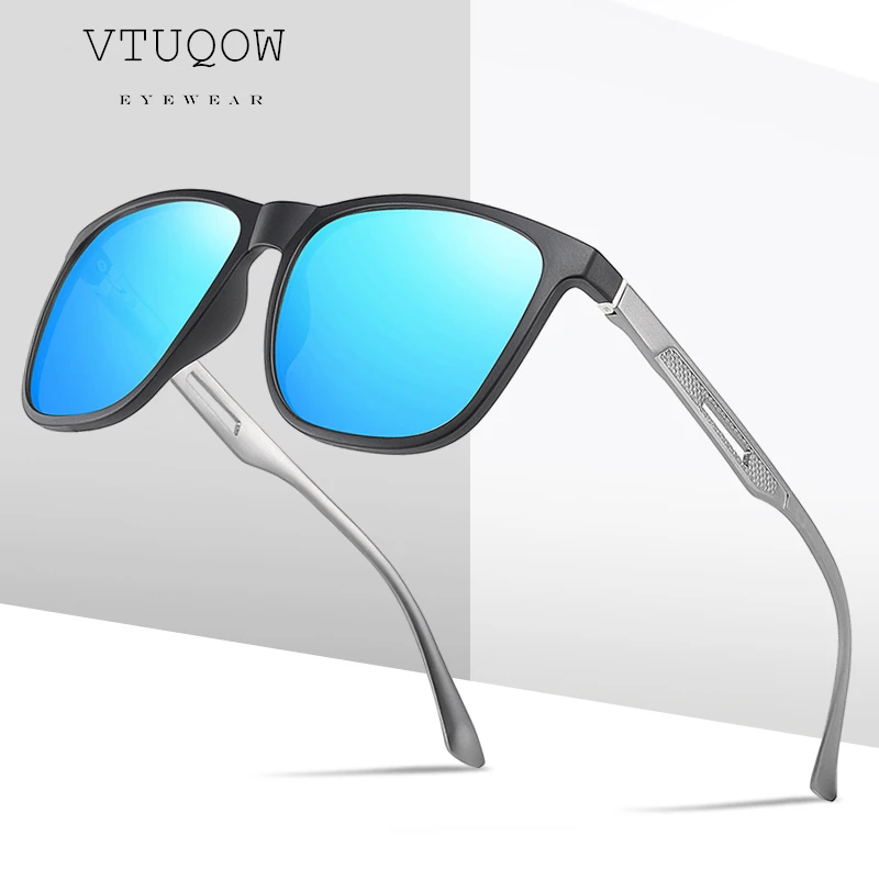 Clásico de Aluminio Magnesio Polarizado Gafas de sol de los Hombres 2021 Retro de Calidad Superior de la Plaza de Gafas de Sol Masculinas de Pesca de Conducción Gafas UV400 4