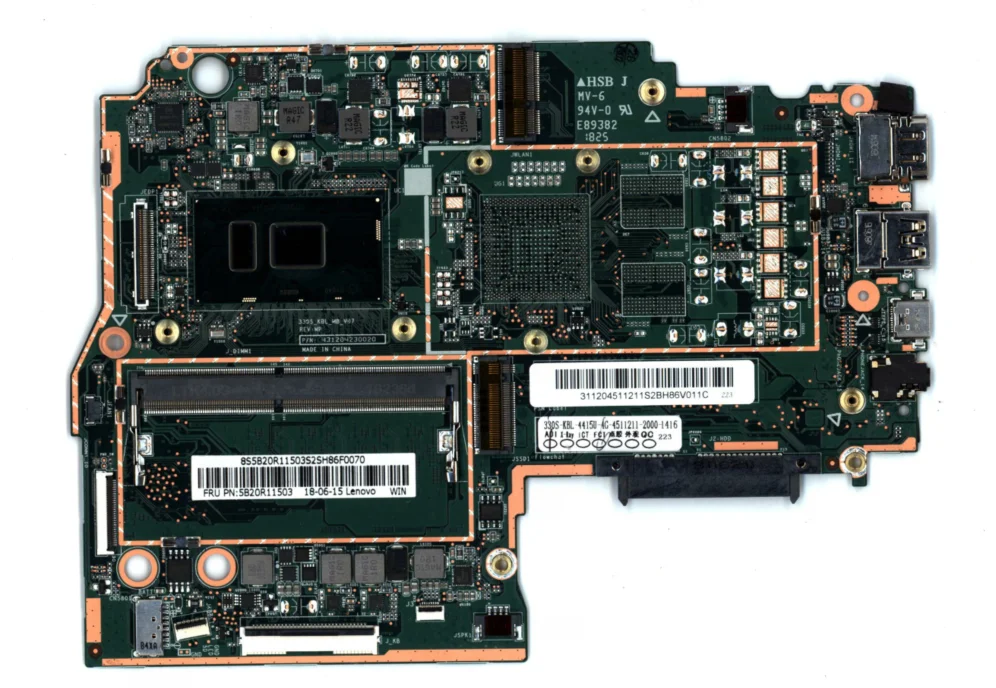 KEFU Para Lenovo 330S-15IKB Notebook CPU de la Placa base Pentium 4415U 4 gb de RAM DDR4 Probado funcional Nuevo Producto 4