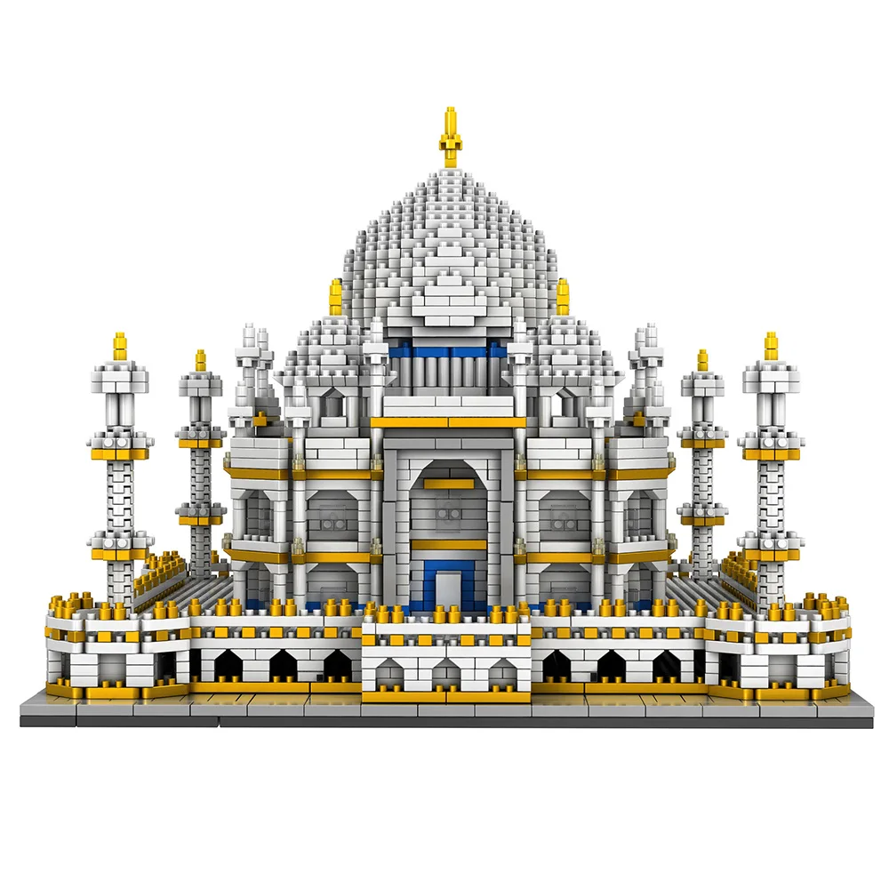 3950PCS Bloques de la Arquitectura del Conjunto de Monumentos Taj Mahal Palace Modelo de Bloques de Construcción de los Niños Juguetes Educativos 3D Ladrillos Regalos de Navidad 4