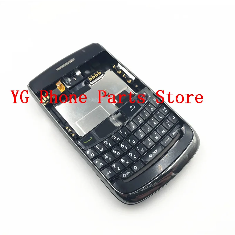 RTOYZ Nuevo Original completo de la vivienda Para BlackBerry 9700 Carcasa Trasera, Tapa de Batería Caso +Teclado +Botón Lateral + Logo 4