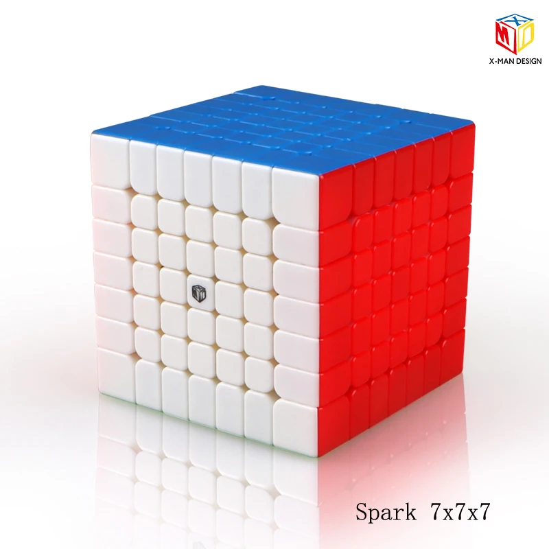 XMD Qiyi X-Man de Diseño Spark y Spark M 7x7x7 Magnético Cubo Profesional Mofangge 7x7 Magic Speed Cube Giro Juguetes Educativos 4