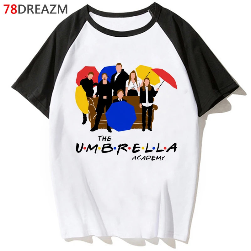 El Paraguas de la Academia de Diego Cha-cha t-shirt de las mujeres de la pareja la ropa harajuku par de impresión de ropa casual t-shirt camiseta blanca 4