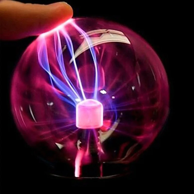 La magia de la Bola de Plasma Tocar Sensible al Sonido de Plasma Luz de la Lámpara para Fiestas Decoraciones Niños Dormitorio YH-17 4