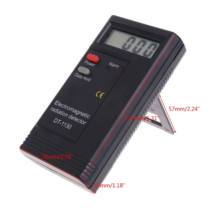 Radiación electromagnética Detector de LCD Digital Medidor de EMF Dosímetro Probador DT1130 'lirunzu 4