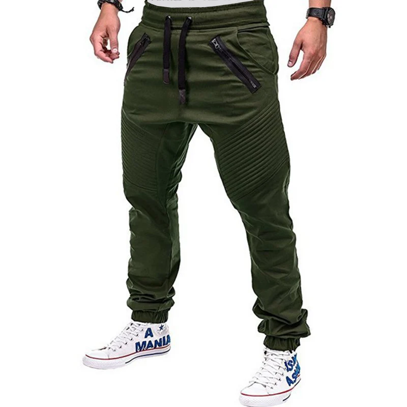 Pantalones de chándal de los hombres pantalones de hip hop de los corredores de carga pantalones de ropa de los hombres pantalones casuales de la moda militar pantalones pantalones hombre 4