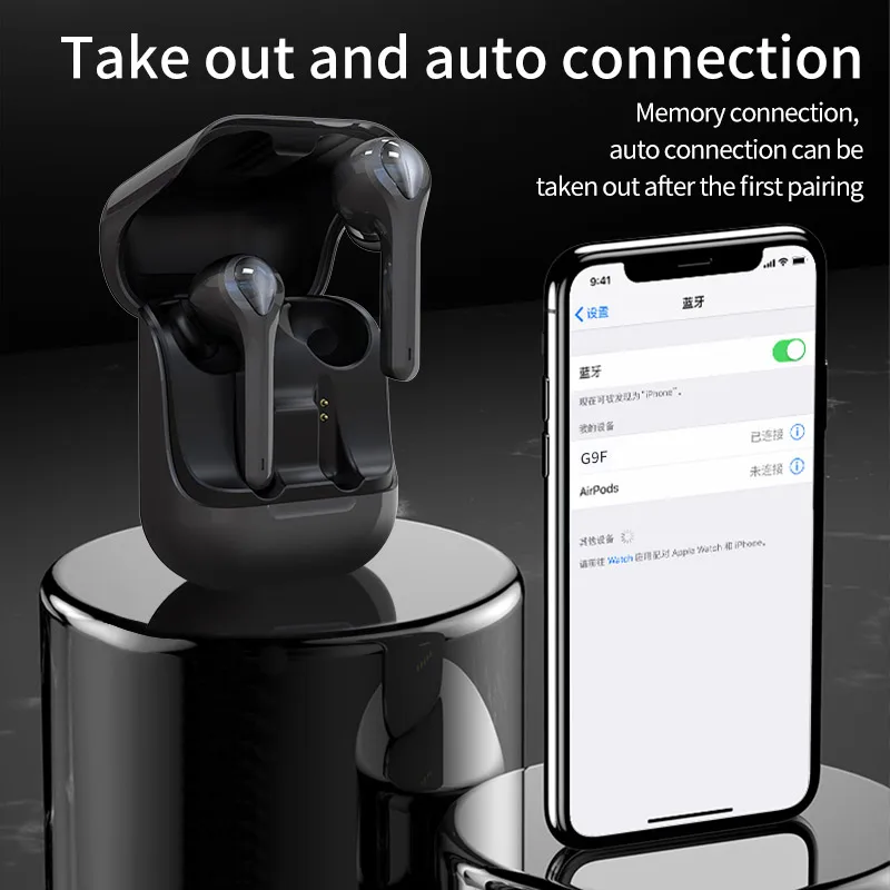 G9 2020 de la NUEVA Llegada de Bluetooth 5.0 de Auriculares Auricular Inalámbrico de Auriculares Tws con Cancelación de Ruido Auricular para Juegos Para iPhone Xiaomi 4