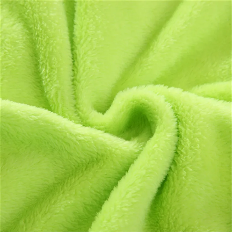 Manta de lana de verano de color sólido super suave y cálida mantas tiro en el sofá/cama/ viajes a cuadros colchas de las hojas 4