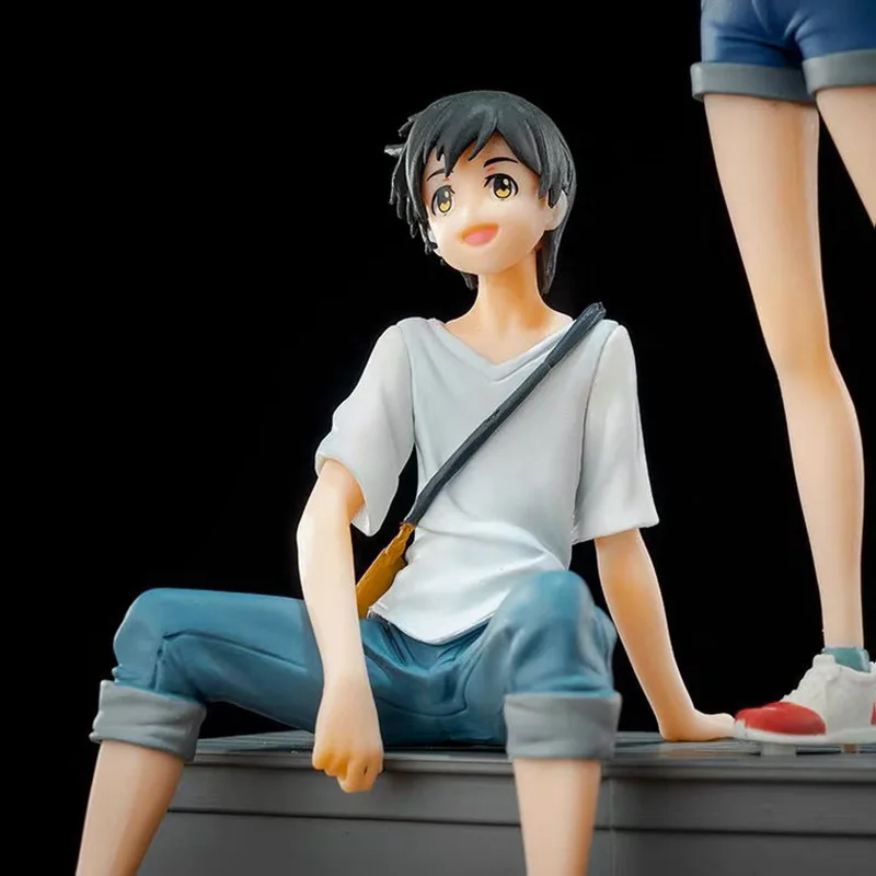 Anime la Intemperie Con la Figura Amano Hina estatuilla de Morishima Hodaka figura de acción Par de la Colección de Juguetes de modelos de Regalos Para niños 4