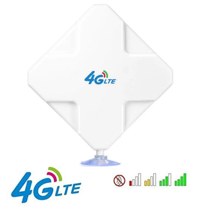 4G LTE CRC9 Antena 35DBi de Alta Ganancia de la Antena de Doble Conector CRC9 amplificador de Señal para celular Huawei de Vodafone Hotspot Router 4