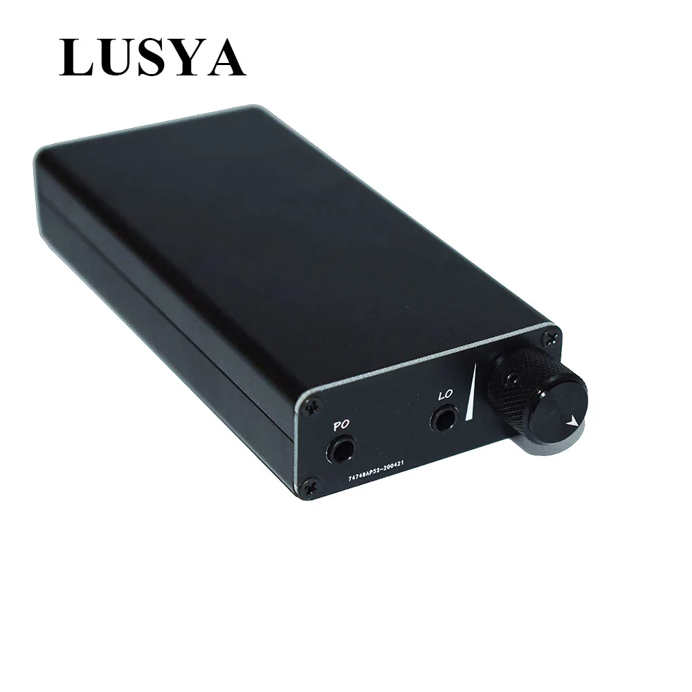 LUSYA Zishan U1 IP5332 fuente de Alimentación Con 4200mAh Batería USB Dac Decodificador Tarjeta de Sonido Compatible Amanero XMOS F10-009 4