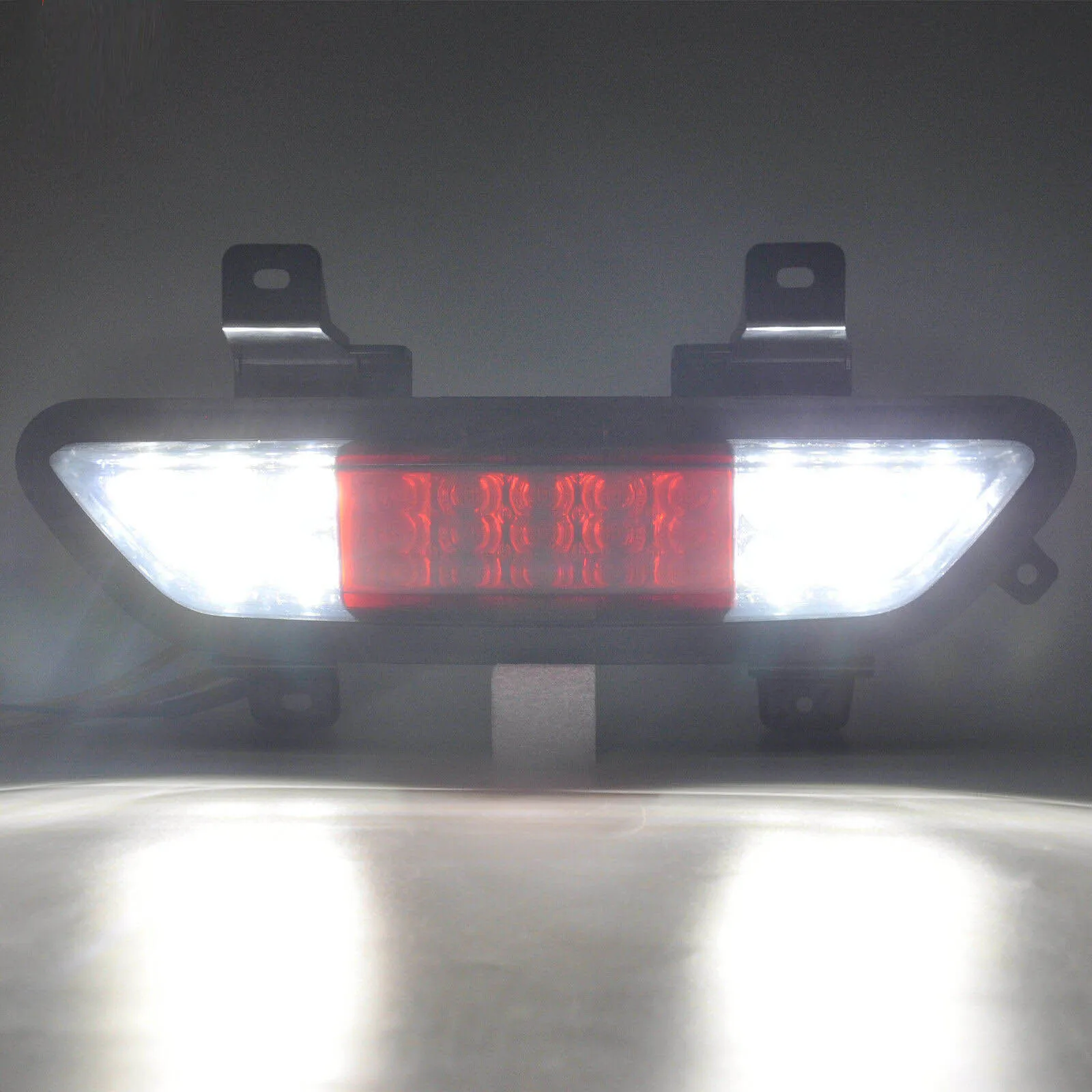 Ahumado de la Lente LED Antiniebla Trasera Luz de Freno luz de marcha atrás Para-up Ford Mustang 4