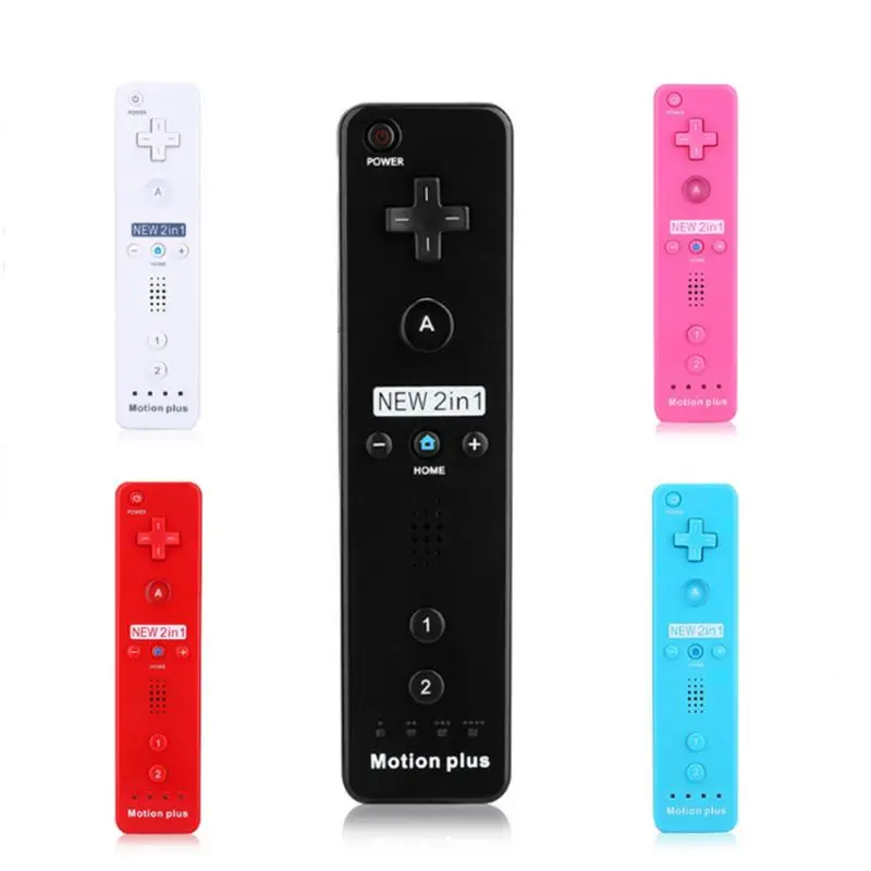 Built-in Motion Plus Wireless Gamepad para Wii Remote Controller Joystick 090F 4