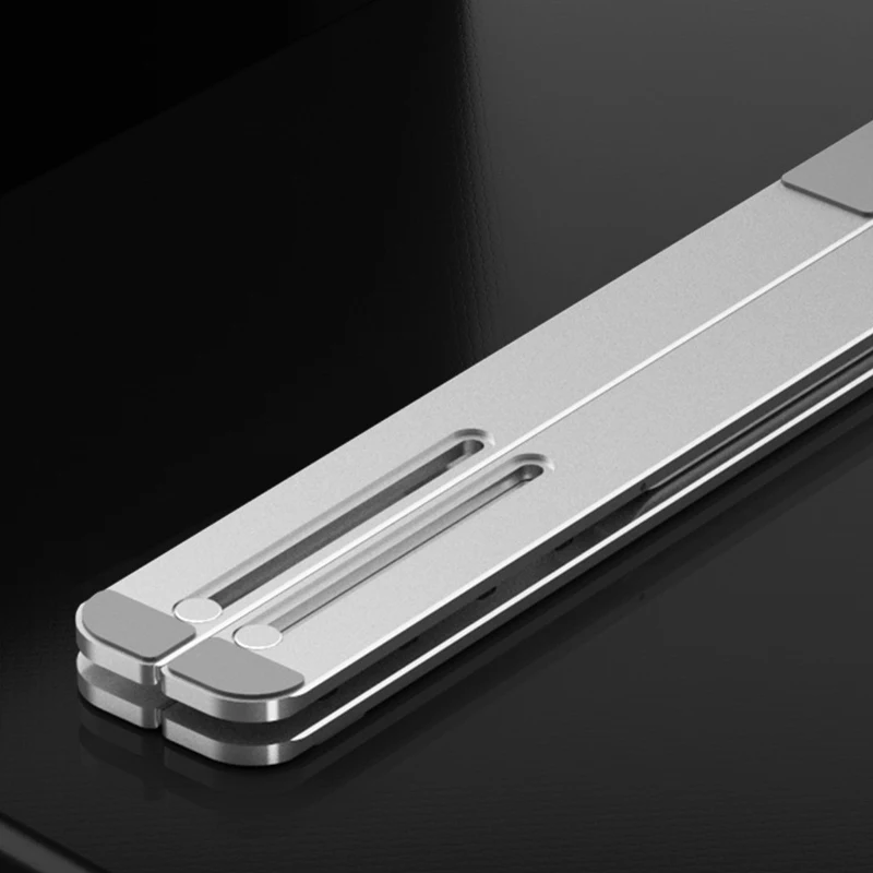 Portátil Plegable De Aluminio Ajustable Notebook Stand Plegable Del Soporte Del Ordenador Portátil Titular B88 4