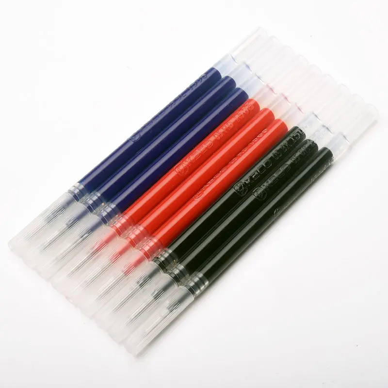 10pcs Azul/Negro/Rojo/de colores de tinta Para Xiaomi Lápiz KACO 0,5 mm de la Firma de la PLUMA para la Oficina de la Escuela de Escritura Suave Durable de la Firma de Recarga 4
