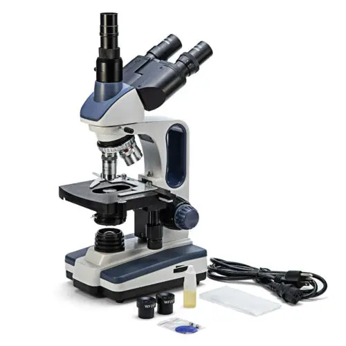 La universidad Microscopio Biológico de los Veterinarios Clínicos--SWIFT 40X-2500X LED Digital Laboratorio de Trinocular Microscopio Compuesto con Cámara de 5MP 4