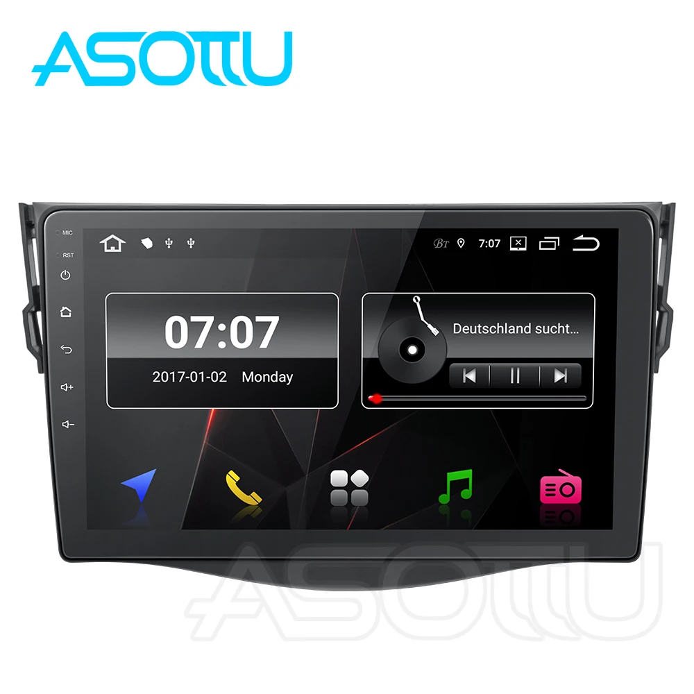 Asottu TO301 Android 9.0 PX30 Coche DVD GPS de Navegación palyer de Coches Reproductor de DVD para toyota rav4 2007 2008 2009 2010 2011 4