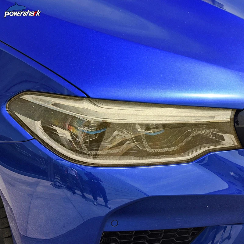 Faro de coche Tinte Negro de la Película Protectora de la luz trasera Transparente de TPU de la etiqueta Engomada Para la Serie 5 de BMW G30 M5 F90 2017-2020 Accesorios 4