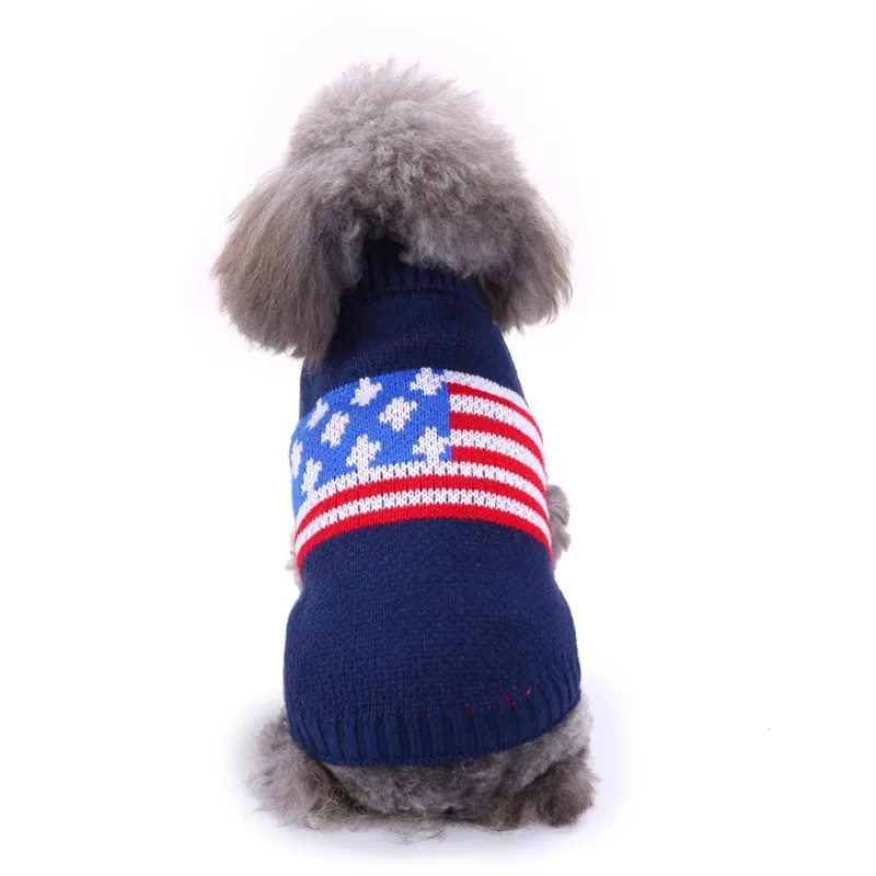 Nuevo Otoño/invierno de Lana de Perro Suéter Sencillo de Navidad de Tejer Suéter para las Pequeñas y Medianas Perros Ropa para Mascotas Perros Accesorios 4