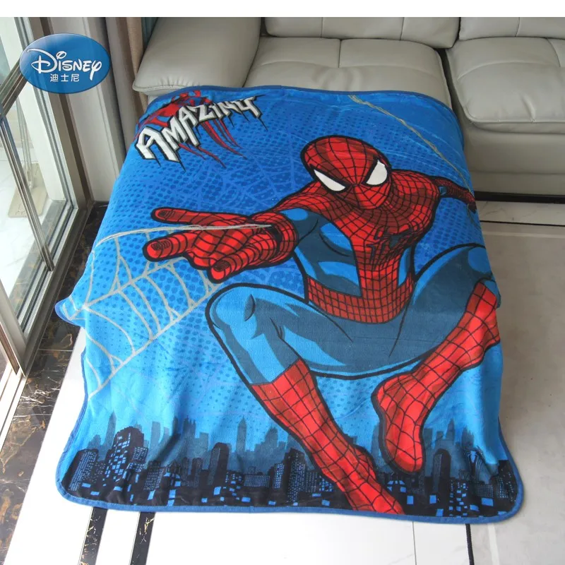 Super Suave y Cálida de Disney, Spiderman Coral Manta de Lana de Tirar la Colcha para los Niños Dormir Cubre 120x150cm Regalo de Navidad 5