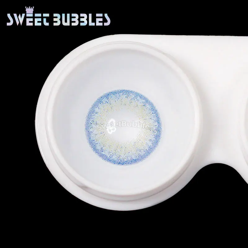 SweetBubbles Wildcat de la Serie de Color Lentes de Contacto Recetados con Grado de Potencia de la Miopía Azul Verde Marrón de los Ojos de Color de la Lente 5