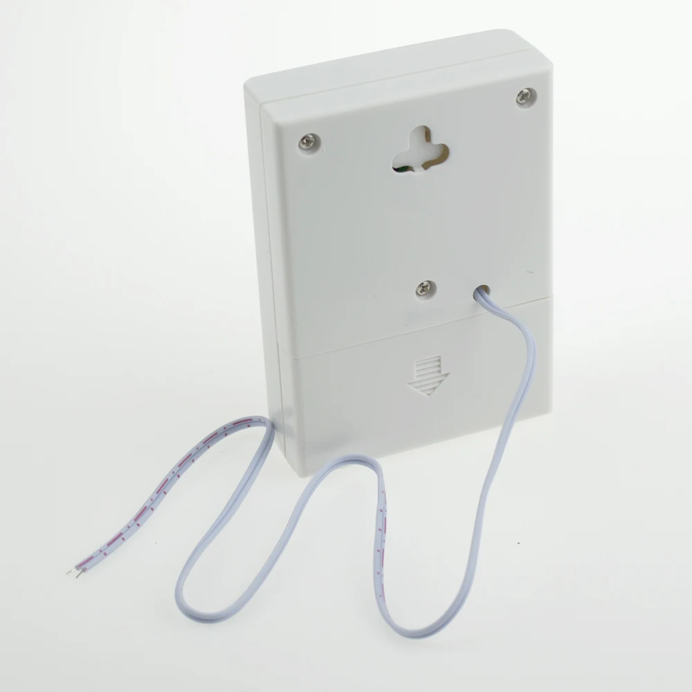 Cable DingDong timbre de la Puerta con 2 cables/cables de DC12V timbre de la puerta con la batería ABS ignífugo Para la Puerta de Control de Acceso del Sistema 5