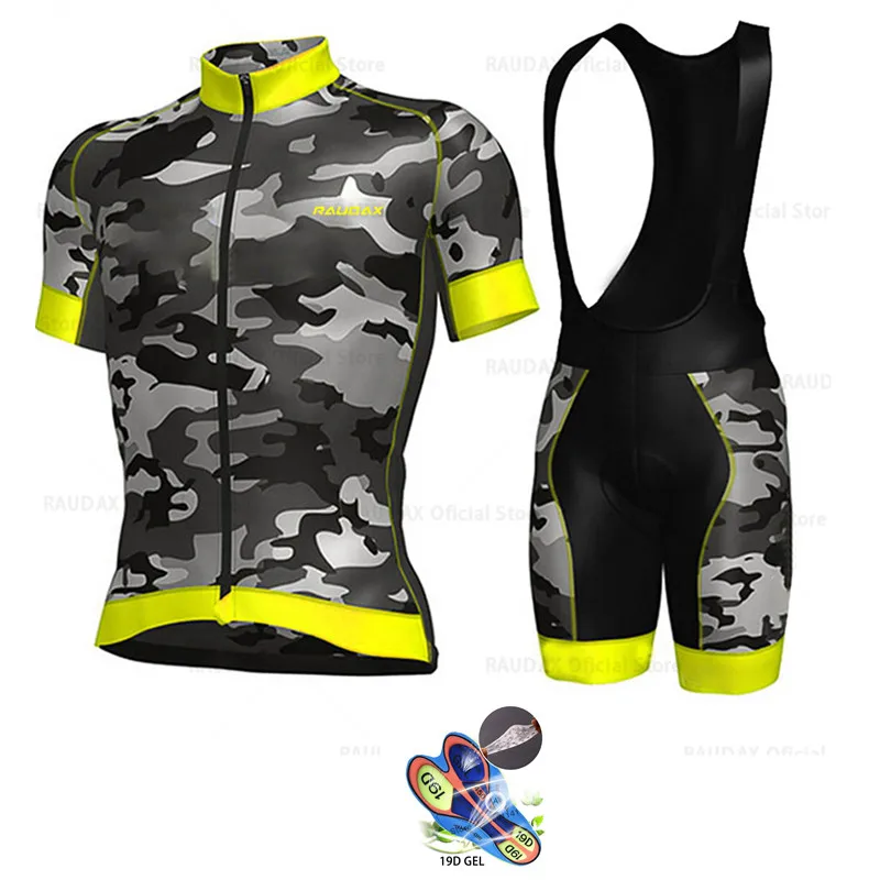 Nueva 2020 verano equipo de Ciclismo jersey 19D shorts establecer transpirable MTB hombres/mujeres ciclismo ropa ropa ciclismo hombre 5