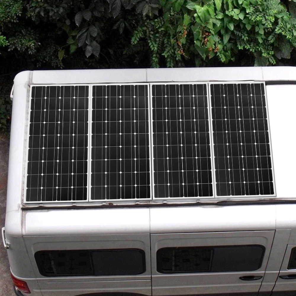 El panel Solar de 1200w cargador de batería de 10 pcs 120W de la Apagado-rejilla de la placa Fotovoltaica para el hogar Caravanas remolques de embarcaciones arroja 5
